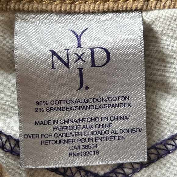 NYDJ Corduroy Legging Jeans 0P - Picture 5 of 13